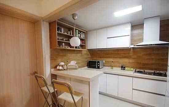 厨房 吧台 设计效果图小户型