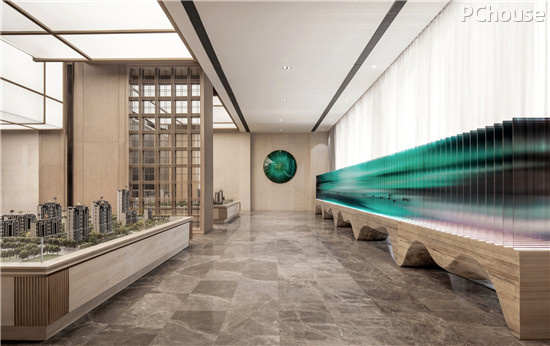 集艾×香榭蒂丨济南绿地国际博览城售楼处：诗意磅礴，